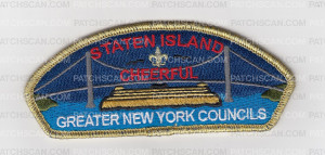 Patch Scan of Staten Island Cheerful CSP - Dark