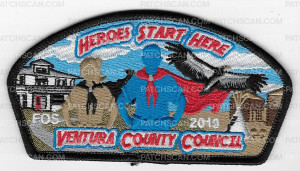 Patch Scan of Heroes Start Here Ventura County Council 2019 FOS
