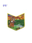 2023 NSJ Akela Wahinapay Lodge BPIece  (Full Color w/ Yellow Border)  Caddo Area Council #584