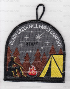 Patch Scan of Black Creek Fall Family Campout - Staff