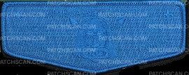 Patch Scan of Service Corp Set OA Flaps Blue