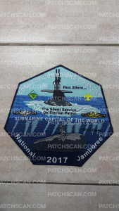 Patch Scan of CRC National Jamboree 2017 Back Patch #12