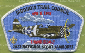 Patch Scan of 400500- Thunderbolt - iroquois Trail Council 