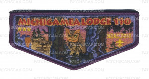Patch Scan of Michigamea Lodge 110 NOAC 2018 flap#2