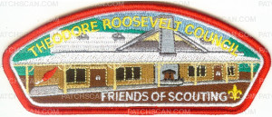 Patch Scan of Theodore Roosevelt Council - Red