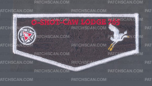 Patch Scan of K123731 - SFC O-SHOT-CAW LODGE CENTENNIAL FLAP