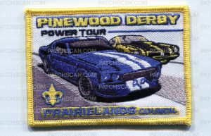 Patch Scan of Pinewood Derby Power Tour