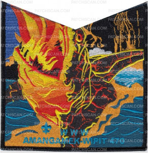 Patch Scan of Amangamek-Wipit 470 NOAC 2018 Lava Shark Pocket