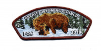 Greater Wyoming Council FOS 2018 CSP Greater Wyoming Council #638 merged with Longs Peak Council