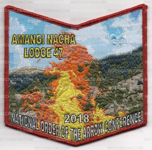 Patch Scan of LODGE 47 POCKET 1 MET RED