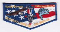 Nentego Lodge 20 Eagle Scout Flap  Del-Mar-Va Council #81