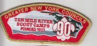 Ten Mile River 90th CSP Set Greater New York, Manhattan Council #643