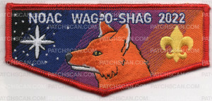 Patch Scan of wag o shag flap- RED 