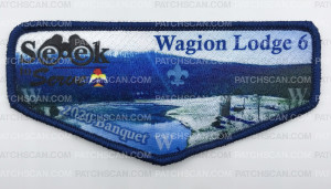 Patch Scan of Wagion Lodge 6 OA Flap 2020 Banquet