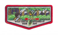 Santee 116 Wild Santee Appeared at Dixie 2017 Color Flap Pee Dee Area Council #552 - merged with Indian Waters Council #553