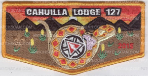 Patch Scan of Cahuilla Lodge 127 - 100th Logo