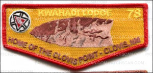 Patch Scan of Home of the Clovis Point (red)