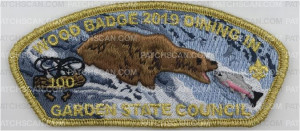 Patch Scan of Garden State Wood Badge Dining in 2019 gold