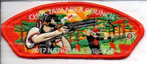 Patch Scan of Choctaw Area Council National Jamboree (shooting sports) 2017