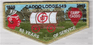 Patch Scan of Caddo Lodge 149 80 Years CAMP TURKEY STAFF