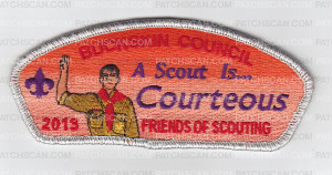 Patch Scan of Buckskin Area Council FOS Courteous