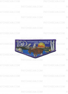 Patch Scan of TNL - 100 Year Lodge Purple Border