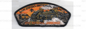Patch Scan of 2017 National Jamboree Train Black Border (PO 86698)