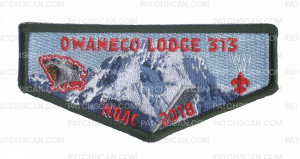 Patch Scan of Owaneco Lodge 313 NOAC 2018 Flap (Home of the Sikorsky Aircraft)