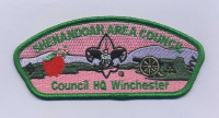 SHENANDOAH COUNCIL STRIP  Shenandoah Area Council #598(not active, merged with Mason Dixon)