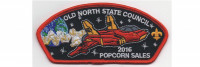 Popcorn Sales 2016 Space Jet Red Border Old North State Council #70