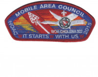 Woa Cholena NOAC Contingent CSP Mobile Area Council #4