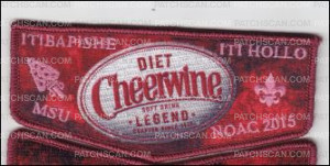 Patch Scan of Diet Cheerwine Flap 
