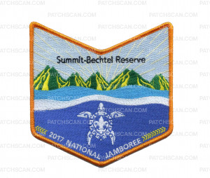 Patch Scan of 2017 National Jamboree - Summit-Bechtel Scout Reserve - Turtle Pocket Piece