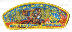 Patch Scan of Mount Diable Silverado Council 2017 National Jamboree JSP KW1691