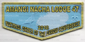 Patch Scan of LODGE 47 FLAP 1 MET GOLD