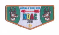Wipala Wiki NOAC 2018 2 Antelope Flap Copper Metallic Border Grand Canyon Council #10