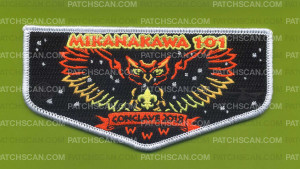 Patch Scan of Mikanakawa 101 Conclave 2018 Flap