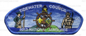 Patch Scan of Tidewater National Scout Jamboree (33062)