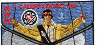 CADDO LODGE NOAC 2015 black sash flap Norwela Council #215