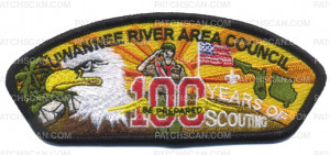 Patch Scan of Suwannee River Council 100th Anniversary(Eagle)