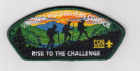 Rise to the Challenge FOS 2022 Virginia Headwaters Council formerly, Stonewall Jackson Area Council #763
