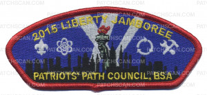 Patch Scan of 2015 Liberty Jamboree CSP (Glow in the dark)