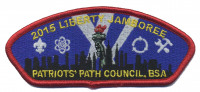 2015 Liberty Jamboree CSP (Glow in the dark) Patriots Path Council
