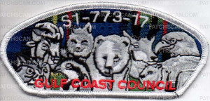Patch Scan of Gulf Coast Council Wood Badge S1-773-17