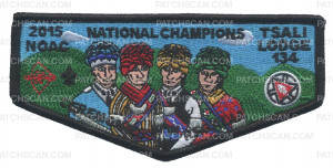 Patch Scan of Tsali Lodge National Champions Flap 2