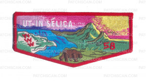Patch Scan of UT-IN Selica 58 Flap Red Border