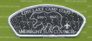 Patch Scan of Lost Lake Camp Staff - Midnight Sun Council