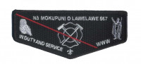 Aloha Council- Na Mokupuni O Lawelawe 567 Axe & Shield Pocket Flap Aloha Council #104
