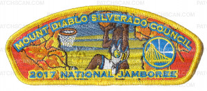 Patch Scan of Mount Diablo Silverado Council 2017 National Jamboree JSP KW1694