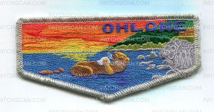 Patch Scan of Ohlone 63 flap silver metallic border